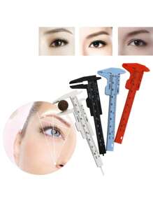 Vernier Calibrador Medidor Para Cejas Extensión De Pestañas - Negro - Ver 1