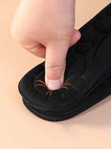 3ANGNI 1 paire de semelles intérieures amortissantes et coussinées unisexes dans les couleurs abricot, noir et gris. Convient pour les talons, les baskets et les chaussures décontractées. Idéal pour l'isolation, la Saint-Valentin, les chiots, le carnaval, les décorations de fête, les chaussures, les choix de printemps et d'été, les cadeaux pour les demoiselles d'honneur, la décoration de chambre, la plage, les voyages, pour les hommes et les femmes, les vacances - Noir - Voir 5