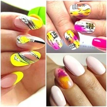 Dofuny 12pcs Matte Glow-In-The-Dark Nail Polish Powder, Neon Glitter Acrylic Nail Art Pigment, Eyeshadow Makeup Cosmetic Glitter Powder - Apricot - View 10