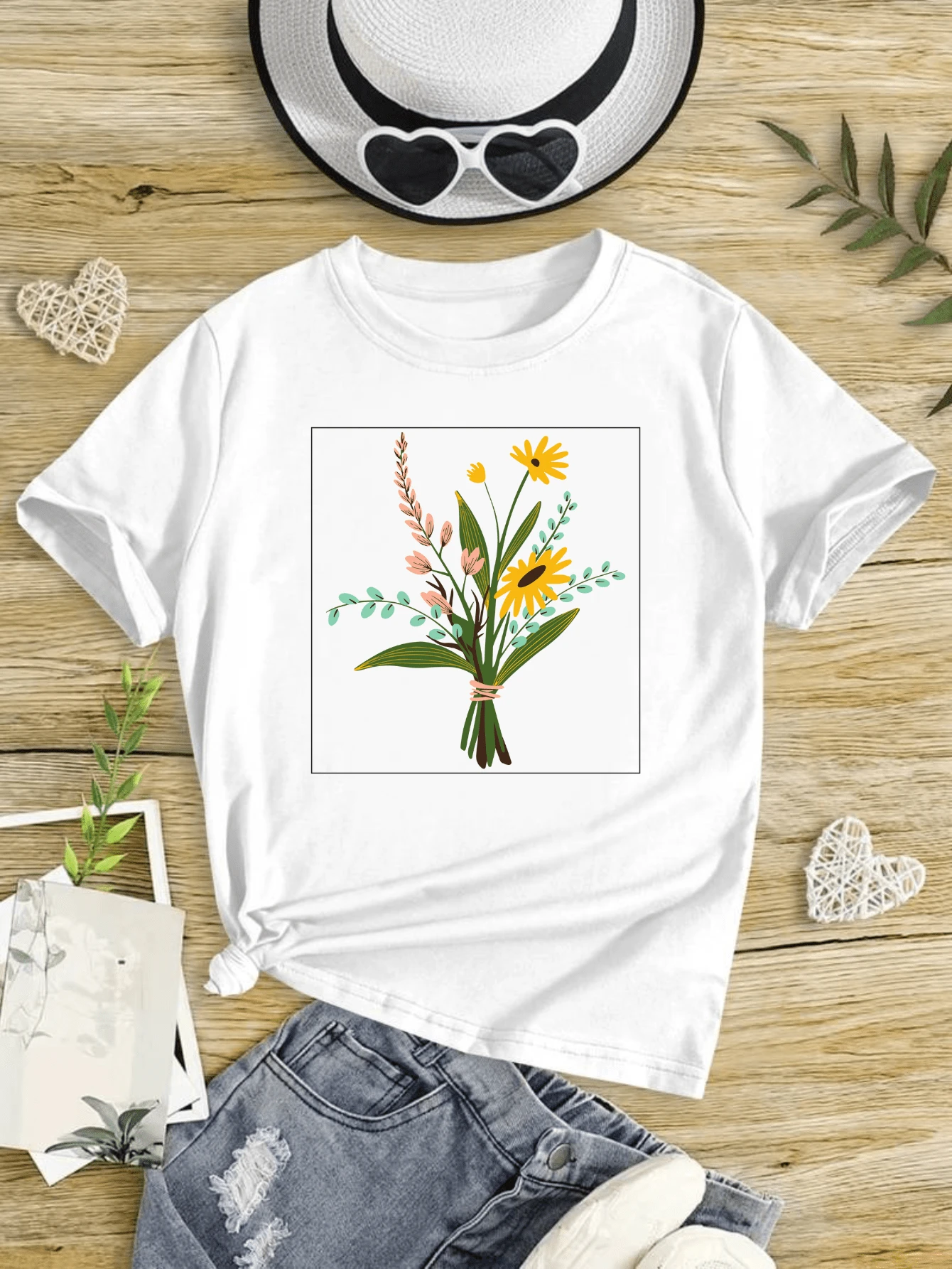 Women T-Shirts - trắng - Xem 1
