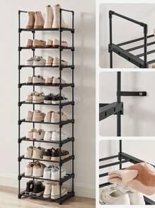 SONGMICS Shoe Racks - 黑色 - 查看 7