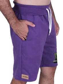 Men Shorts - 紫色 - 查看 1