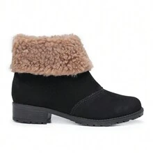 Women Mid-Calf Boots - 黑色 - 查看 3