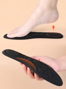 3ANGNI 1 paire de semelles intérieures amortissantes et coussinées unisexes dans les couleurs abricot, noir et gris. Convient pour les talons, les baskets et les chaussures décontractées. Idéal pour l'isolation, la Saint-Valentin, les chiots, le carnaval, les décorations de fête, les chaussures, les choix de printemps et d'été, les cadeaux pour les demoiselles d'honneur, la décoration de chambre, la plage, les voyages, pour les hommes et les femmes, les vacances - Noir - Voir 7