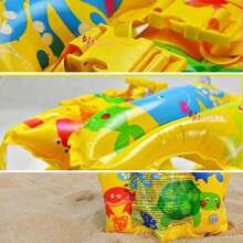 Chaleco Flotador Inflable Niños Chalecos Salvavidas Animados,Chaleco Salvavidas para niños,Chaleco de Natación para Niños con Mangas, Chaqueta de Natación con Correa Ajustable de Dibujos Animados, Flotadores de Piscina para Niños - Amarillo - Ver 6