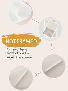 2入組現代極簡風格客廳裝飾畫，抽象非主流藝術沙發背景牆油畫芯，不含相框 - 彩色 - 查看 9
