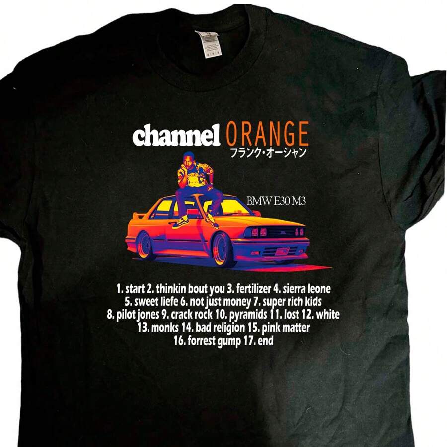 Frank Ocean Men's T-Shirt - Black - View 1