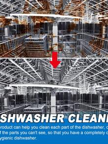 Dishwasher Cleaner To Clean Grease, Dirt, Deodorize And Protect Utensils In The Kitchen - White - View 4