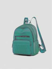 Women Fashion Backpacks - Green - View 2