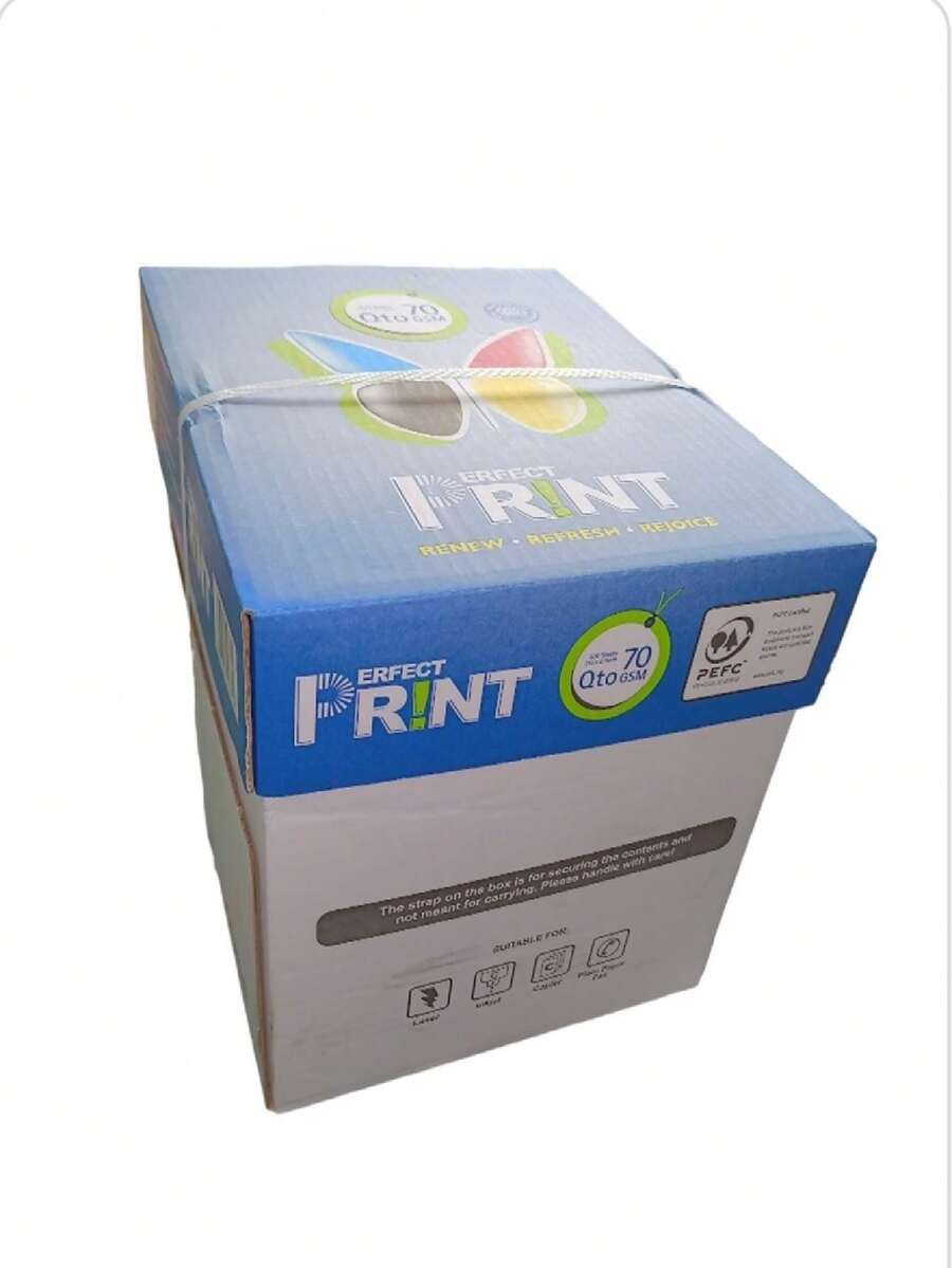 PAPEL BOND CARTA PERFECT PRINT CAJA PONY - Blanco - Ver 1