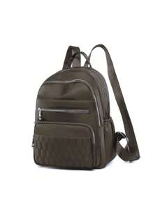 Women Fashion Backpacks - Coffee Brown - View 2
