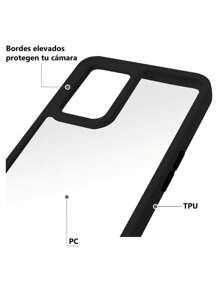 Atti Acrigel Color Contour Rugged Use Case For Xiaomi Poco X3 GT + Hydrogel Mica - Black - View 2