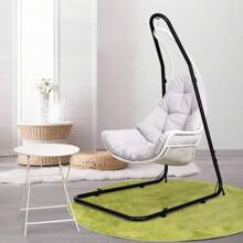 Hanging Chair Frame, Height-Adjustable, Hanging Chair Frame Hanging Chair Stand Hanging Chair Stand Hanging Chair Frame, Made Of Iron, 135 X 115 X 200 Cm, Black - Black - View 3