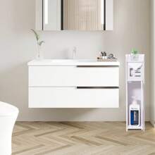 Giá đựng khăn giấy cao 59cm dùng cho phòng tắm, phòng học, phòng khách, phòng ngủ, làm bằng chất liệu PVC, phụ kiện phòng tắm. - trắng - Xem 6