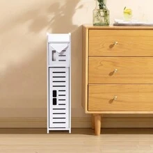 Giá đựng khăn giấy cao 59cm dùng cho phòng tắm, phòng học, phòng khách, phòng ngủ, làm bằng chất liệu PVC, phụ kiện phòng tắm. - trắng - Xem 5