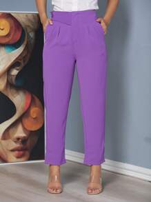 Women Pants - Purple - View 2