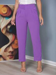 Women Pants - Purple - View 3