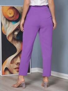 Women Pants - Purple - View 5