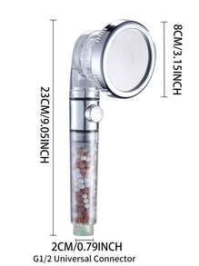 Filtered Shower Head For Hard Water With Stop, High Pressure 4-Mode Shower Heads Built-In Power Spray To Clean Corner, Tub & Pets, Water Softener Handheld Shower To Remove Chlorine & Fluoride