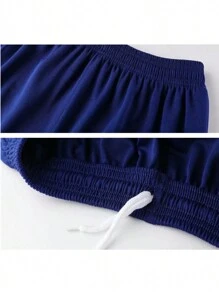 Conjunto Uniforme De Fútbol Con Playera Y Short Para Niños - Morado - Ver 5