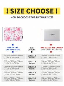 canvas artisan Laptop Sleeve For Women. Laptop Cover Compatible With MacBook Pro - Multicolor - View 3