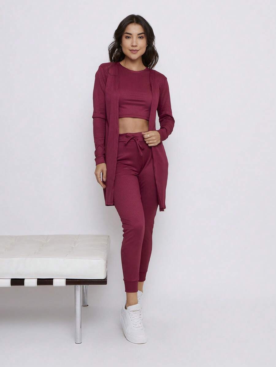 Women Dresses - Màu Đỏ Sâu - Xem 1