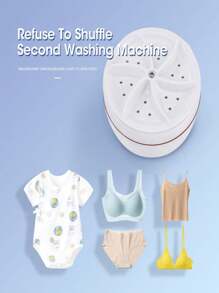 Launch 2023 New Mini Portable Bucket Washing Machine Great Quality Immediate Shipping - trắng - Xem 5