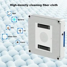 1 cái Ổ cắm tường LIECTROUX 100ml YW509 Robot lau cửa sổ phun nước đôi Cảm biến laser, Chống rơi, Cây lau nhà ướt bằng kính thông minh, Robot lau tường Windows ở tầng nhà, Động cơ không chổi than, Làm việc không có vành, Bản đồ AI Lộ trình - Phích cắm loại C của EU (220-240V) - Xem 6