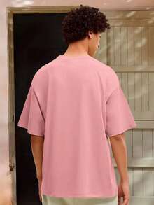Men T-Shirts - Màu Hồng baby - Xem 2