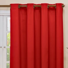Curtains - Red - View 2