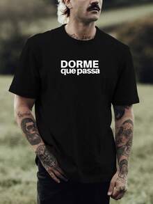 Men T-Shirts - 黑色 - 查看 1