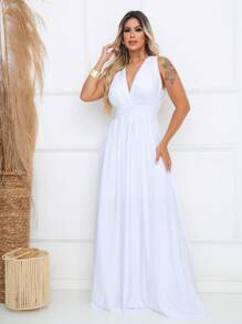 Women Dresses - White - View 1