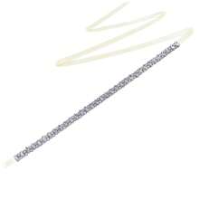 1件婚紗腰帶,細長款式,歐美風格,伴娘禮服腰帶裝飾,腰帶,手工金色婚禮配件 - S138 - 查看 13