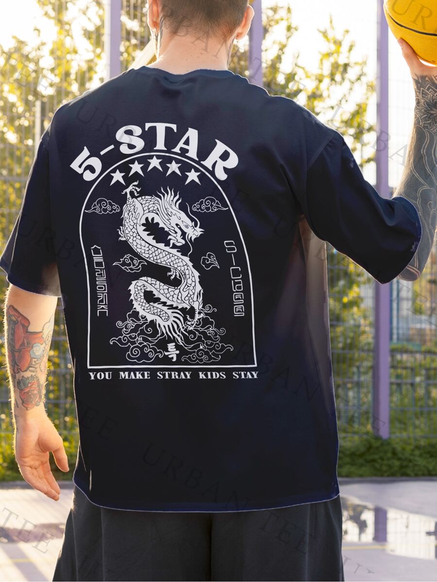 Men T-Shirts - Negro - Ver 1