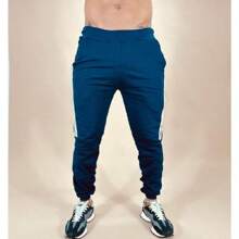 Men Sweatpants - Màu xanh hải quân - Xem 2