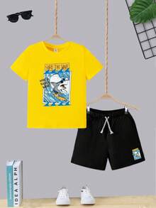 Tween Boys Sets - 黃色 - 查看 1