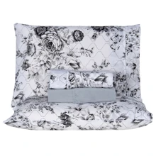 Sheet Sets With Pillowcases - 灰色碎花 - 查看 1