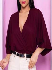 Women T-Shirts - Màu Đỏ Sâu - Xem 3