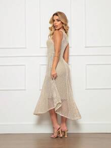 Women Sweater Dresses - Sand - View 3