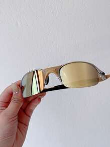 Men Fashion Glasses - Cao su đen 24K - Xem 1