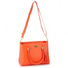 Women Tote Bags - Orange - View 3