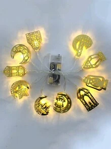 1 szt. 165 cm Led Iron Art Oil Lamp Garland Dekoracja na festiwal, imprezę, kemping, wystrój domu, wystrój pokoju, wystrój ściany