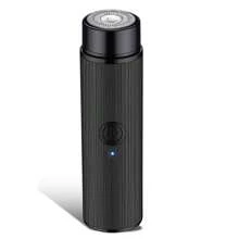 Mini Portable Electric Shaver Portable Travel Facial Beard Shavers USB Rechargeable For Face Body - Black - View 7