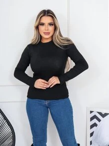 Women Sweaters - 黑色 - 查看 3