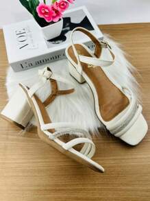 Women Heeled Sandals - trắng - Xem 1