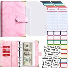 Shendy Vendy A6 Planner Folder Notebook Agenda Pocket Organizer - Pink - View 1