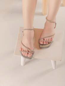 Women Flat Sandals - Bạc - Xem 2