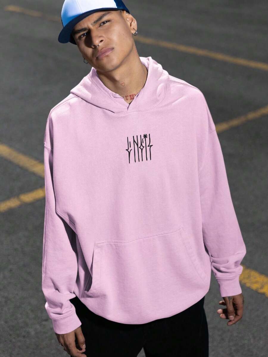 Men Hoodies - Màu Hồng baby - Xem 1