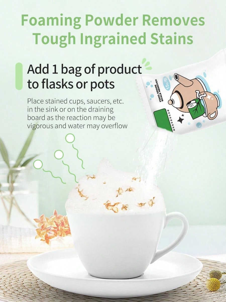 2 Boxes Carefrom Nature Tea Stain Remover For Kettle, Electric Kettle