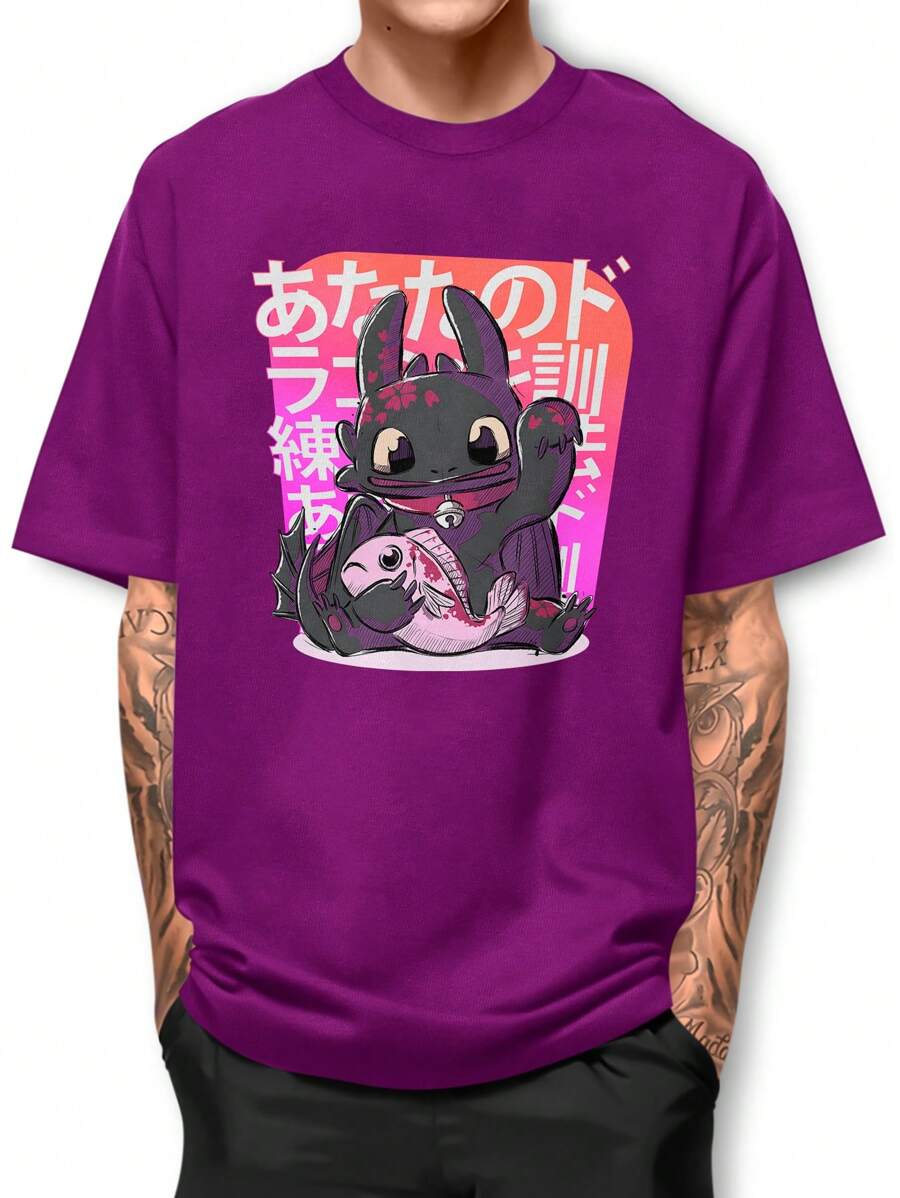 Men T-Shirts - Màu tím - Xem 1